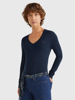 Пуловер жіночий Tommy Hilfiger WW0WW25294-403 XL Чорний (8719858028488)