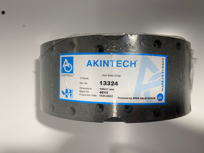 Накладка гальмівна 11 мм AKINTECH (Тур) ISUZU БОГДАН AKINTECH (5878316920)