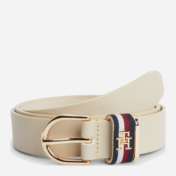 Ремінь жіночий Tommy Hilfiger AW0AW14940-AA8 95 см Бежевий (8720644248928)