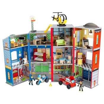 Игровой набор KidKraft Домик пожарника Superhero Guard and Police Everyday Heroes, 63239