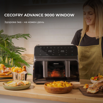 ᐉ Мультипечь Cecotec Cecofry Dual 9000 (CCTC-04996) купить по цене 8 999  грн. в Киеве и Львове, Украина