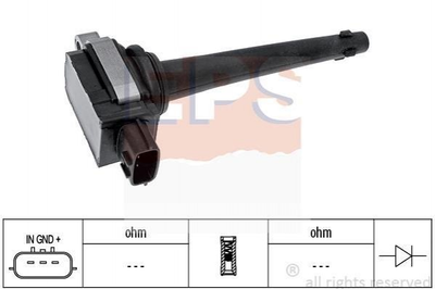 Катушка зажигания EPS 1970489 Renault Clio, Laguna; Nissan X-Trail, Tiida, Qashqai, Note, Micra 22448ED80A, 22448ED800, 7701065086