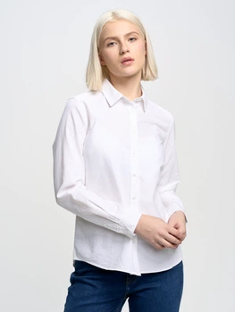 Koszula damska Big Star 141799 Cream-101 L Biała (5900714383220)