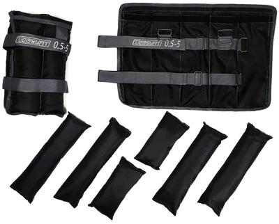 Утяжелители для ног и рук EasyFit наборные жилет 0,5-5 кг (пара)