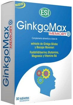 Suplement diety Trepat Diet Ginkgomax Memory 30 tabletek (8008843131372)