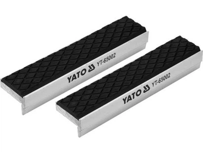 Губки сменные тисков YATO алюминий резина 125х30х10мм YT-65002