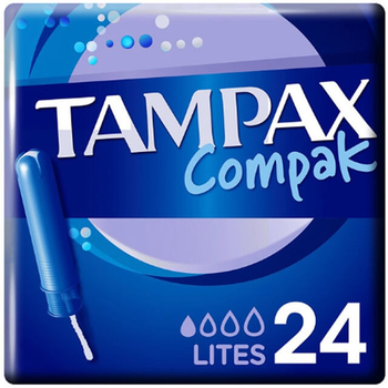Тампони Tampax Compak Lite 24 шт (8006540458945)