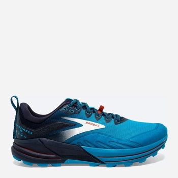 Чоловічі кросівки для бігу Brooks Cascadia 16 1103761D-490 (11.5US) 45.5 Блакитні (195394228519)