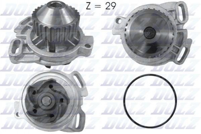 Водяной насос DOLZ A158 Audi 100, 80 034121004, 034121004A, 034121004V