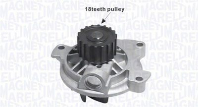 Водяний насос MAGNETI MARELLI 352316171172 Volkswagen Transporter, LT; Audi A6, 100; Volvo V70, S80 074121004, 074121004A, 074121004AX