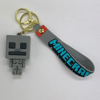 Брелок Скелет Skeleton Minecraft Keychain