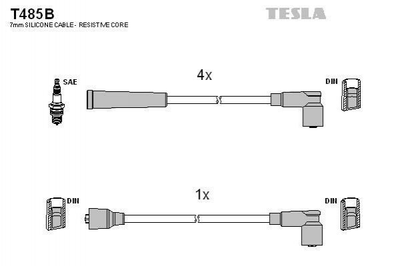 Провід високовольтні TESLA T485B F85489182A