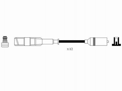 Провода высоковольтные NGK 0758 Mercedes E-Class, C-Class, S-Class, M-Class, Vito, G-Class; Chrysler CROSSFIRE 1121500118, 1121500218, A1121500118