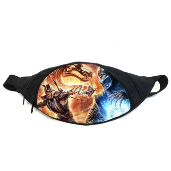 Поясна сумка Бананка Мортал Комбат (GBMC 06) Gear Bag чорна