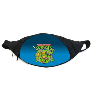 Поясная сумка Бананка Черепашки ниндзя (GBTN026) Gear Bag черная