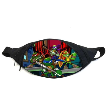 Поясная сумка Бананка Черепашки ниндзя (GBTN020) Gear Bag черная