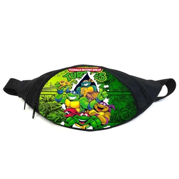 Поясная сумка Бананка Черепашки ниндзя (GBTN015) Gear Bag черная