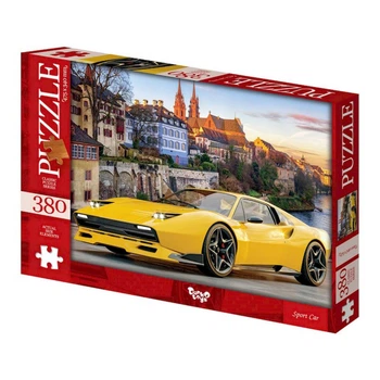 Пазл DankoToys Жовта машина 380 елементів DT C380-06-10 47,5х34см