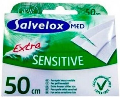 Bandaż Salvelox Med Extra Sensitive 6 x 50 cm (7310615959659)