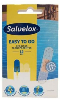 Plastry na modzele Salvelox Easy to Go Apositos Transparentes 7 x 2 cm 12 szt (7310610014704)