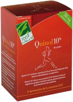 Дієтична добавка 100% Natural Quinol 10 50 мг 60 капсу (8437008750590)