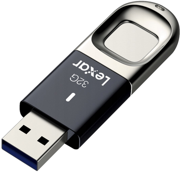 Pendrive Lexar JumpDrive Fingerprint F35 32GB USB 3.0 Czarny (843367119790)