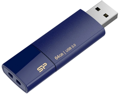 Флеш пам'ять Silicon Power Blaze B05 64GB USB 3.0 Blue (4712702632446)
