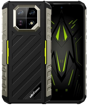 Smartfon Ulefone Armor 22 8/128GB Black-Green (6937748735540)