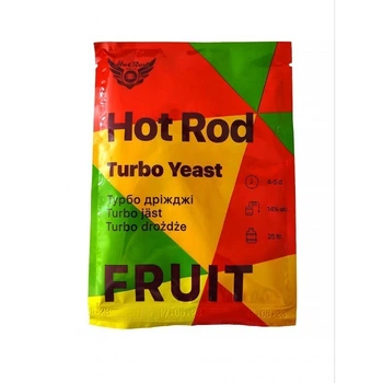 Турбо дріжджі Hot Rod Hot Rod Fruit на 25 л (60 г)