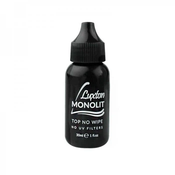 Топ для гель-лака без липкого слоя LUXTON Monolit Top No Wipe With UV Filters с УФ фильтром 30 мл (2100994238774)