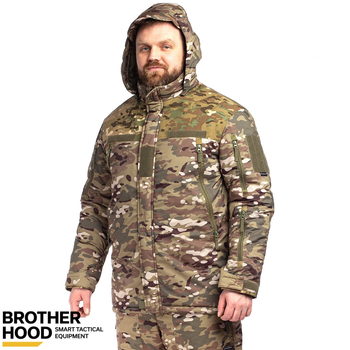 Куртка тактична зносостійка полегшена для силових структур Brotherhood мультикам 54 (OPT-47851)