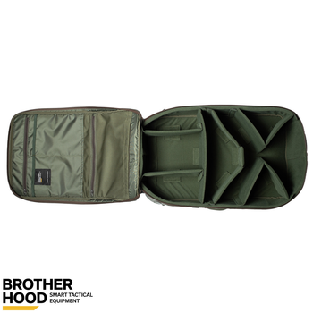 Рюкзак для дронов защитный тактический универсальный для силовых структур Brotherhood олива L 30л (OPT-49001)