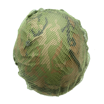 Сеть маскировочная на шлем каску тактическая универсальная для силовых структур Brotherhood Зеленая (OPT-1401)