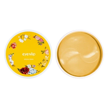 Гидрогелевые патчи с золотом и улиточным муцином Eyenlip Gold & Snail Hydrogel Eye Patch 60 шт