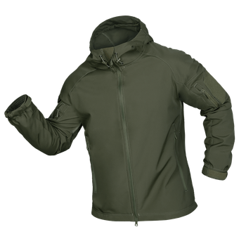 Куртка тактична демісезонна чоловіча для силових структур Stalker SoftShell Олива (7225), XL (OPT-34521)