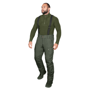 Штани тактичні зимові чоловічі утеплені штани для силових структур Patrol Taslan Олива (7355), M (OPT-36701)