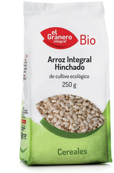 Brązowy ryż Długi Granero Arroz Integral Hinchado Bio 250 g (8422584039375)