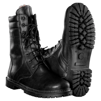 Берці тактичні зносостійкі універсальні черевики для силових структур LP Натуральне хутро Чорний 40 (OPT-30401)