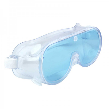 Защитные очки с непрямой вентиляцией силиконовые прозрачные на резинке (2100994216857)
