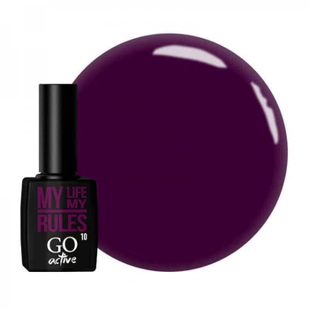 Гель-лак GO Active 010 My Life My Rules фуксія 10 мл (769943224729)