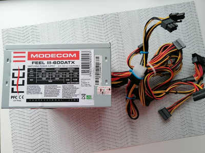 Блок живлення Modecom Feel III-600ATX 600W (Feel III-600ATX) Б/в