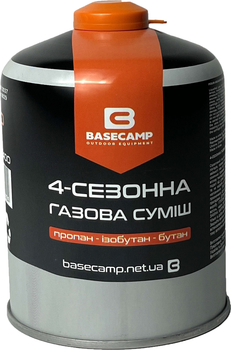 Газовий балон BaseCamp 4 Season Gas 450 г (BCP 70400)