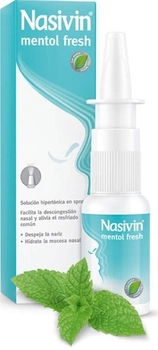 Spray do nosa Merck Nasivin Menthol Fresh Nasal Solution 20 ml (8470001731166)