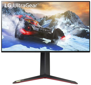 Монітор 27' LG 27GP95R-B, Black, WLED, IPS, 3840x2160, 1 мс, 160 Гц, 400 кд/м², 1000:1, 178°/178°, DP/2xHDMI, Vesa 100x100, FreeSync Premium Pro, G-Sync Compatible