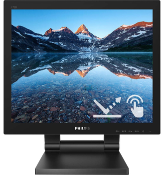 Монітор сенсорний 17' Philips 172B9TL/00, Black, WLED, TN, 1280x1024 (5:4), 1 мс, 60 Гц, 250 кд/м², 1000:1, 170°/160°, 2x2 Вт, VGA/DVI-D/HDMI/DP, 2xUSB 3.1, IP65, VESA 100x100 мм