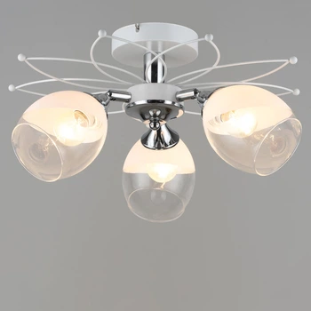 Люстра потолочная Light House SRS-19210/3 белая + хром