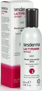 Спрей для ротової порожнини, носа та очей Sesderma Lactyferrin Defense Mouth Nose & Eye Spray 100 мл (8429979462244)