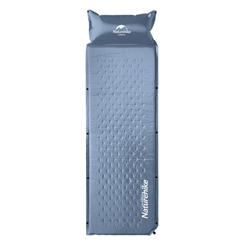 Коврик самонадувний Naturehike NH15Q002-D блакитний 25мм туристичний (NH15Q002-D)
