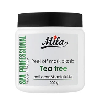 Альгинатная маска Mila Perfect антиакне для лица с экстрактом чайного дерева Mask peel-off Tea Tree 200 г 3702261234206