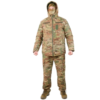 Зимовий тактичний костюм бушлат+штани мультикам S (44-46)